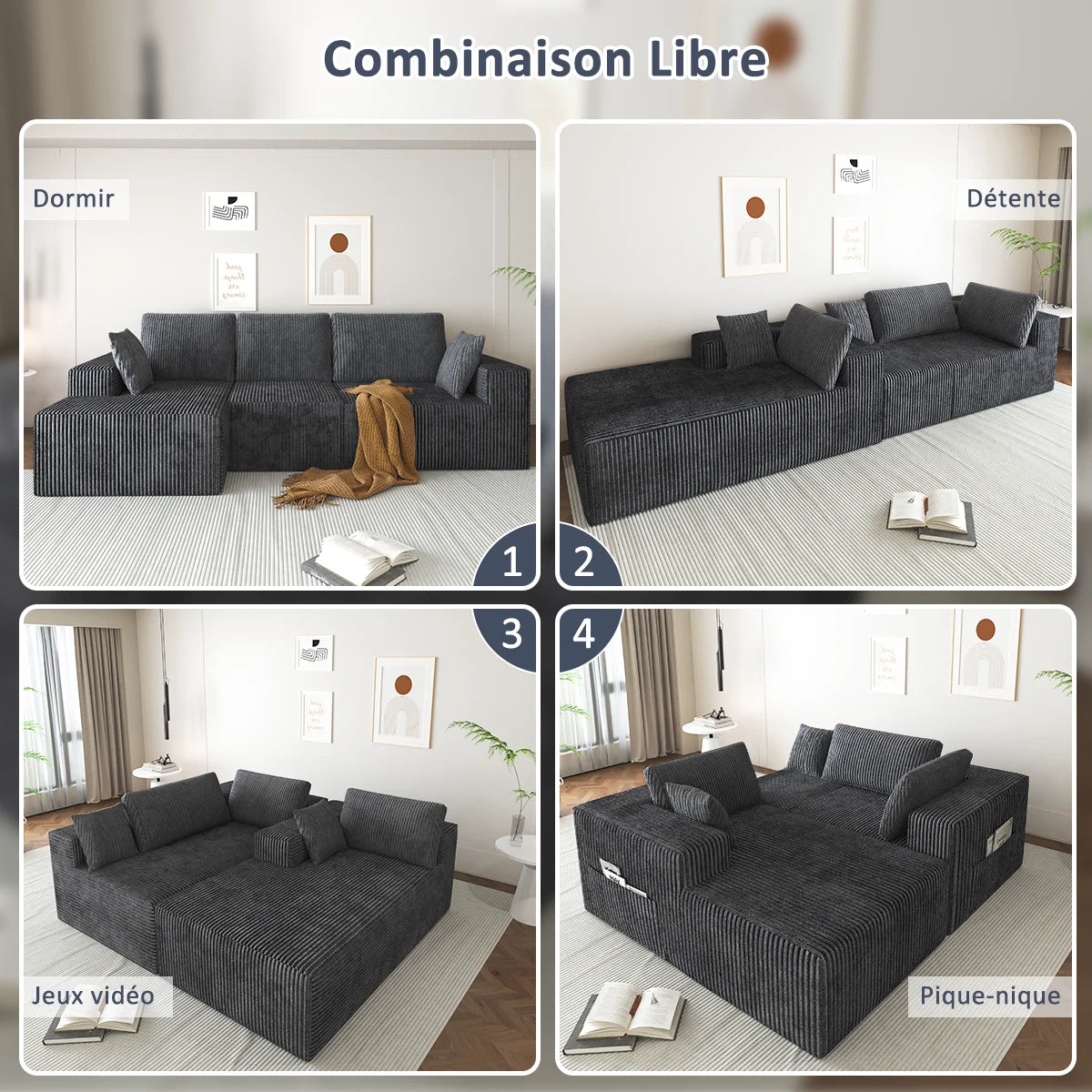 Configurations modulables