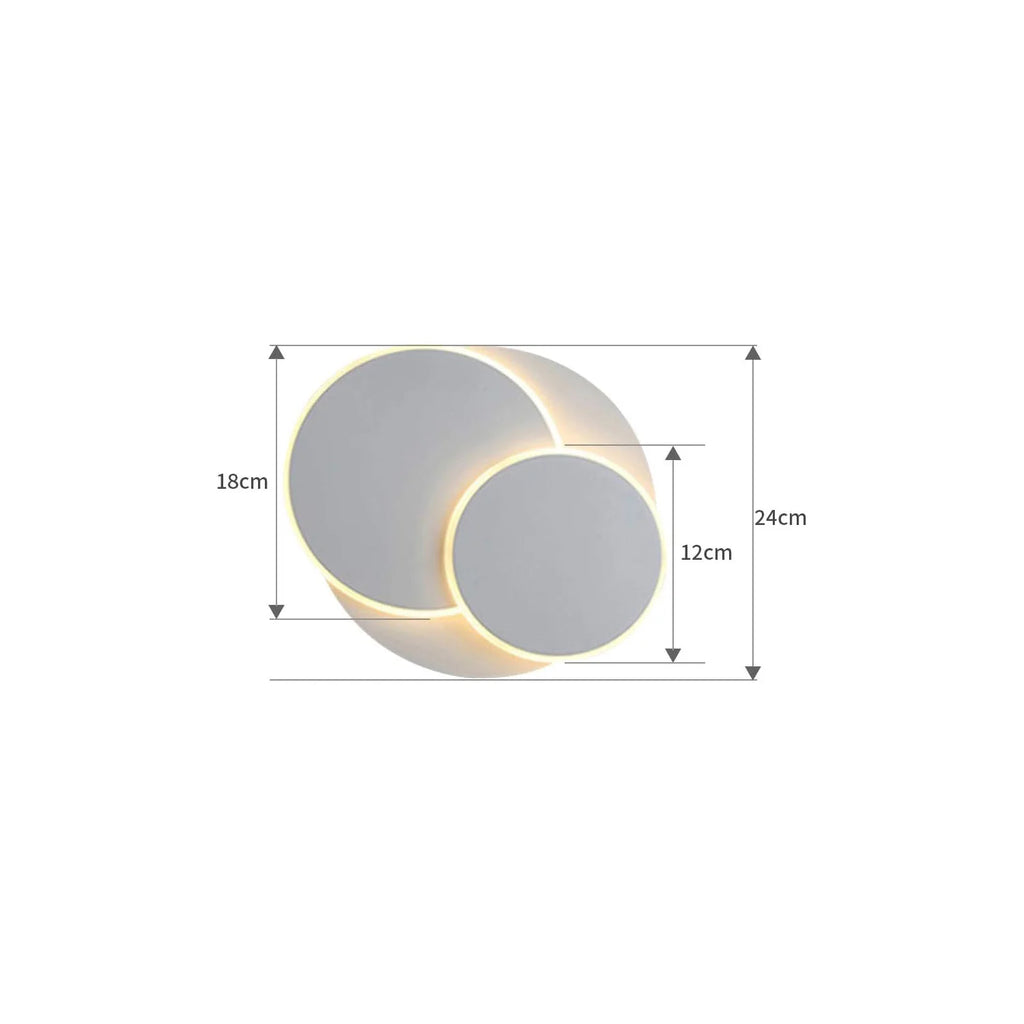 L'Éclipse — Applique murale LED effet lune