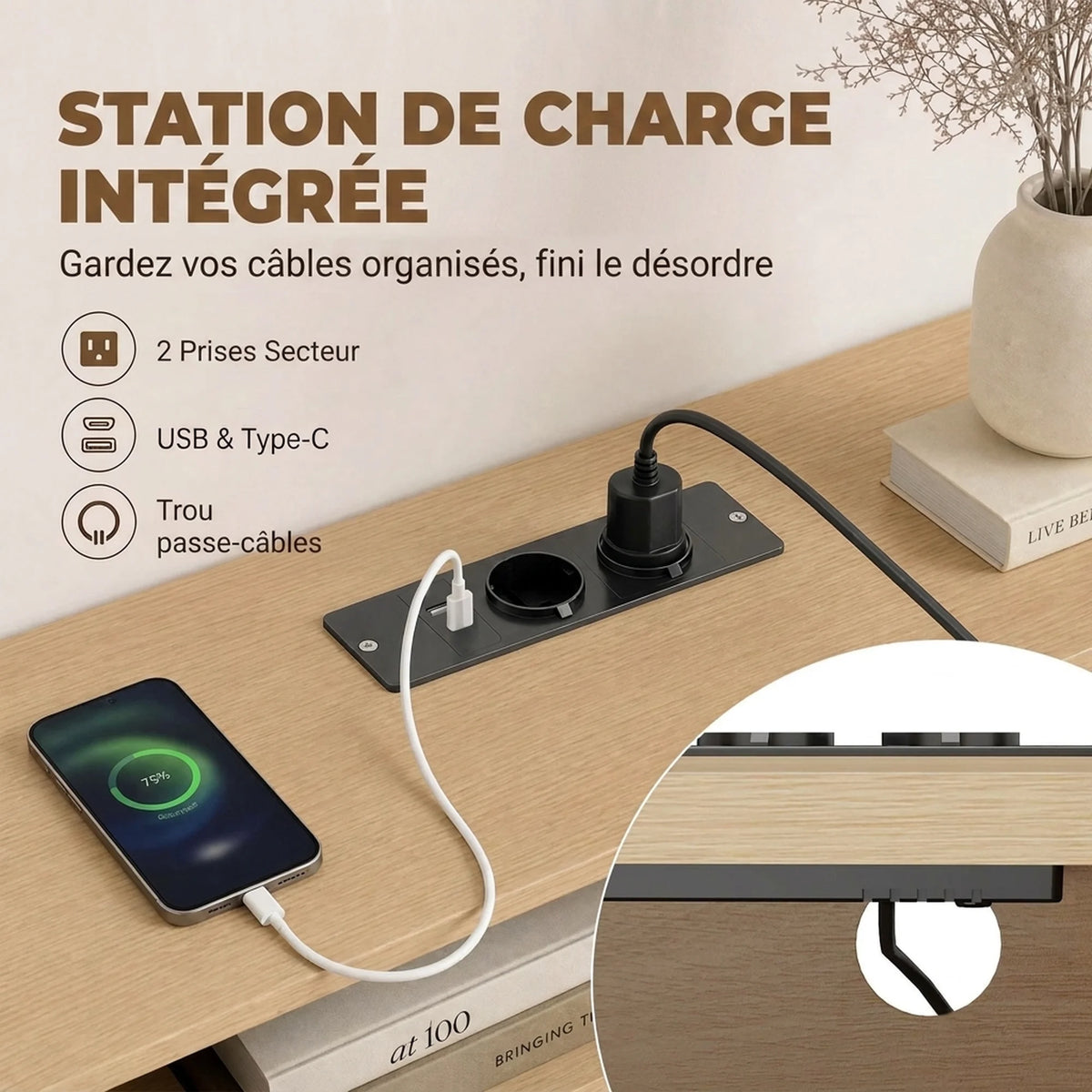 Station de charge intégrée