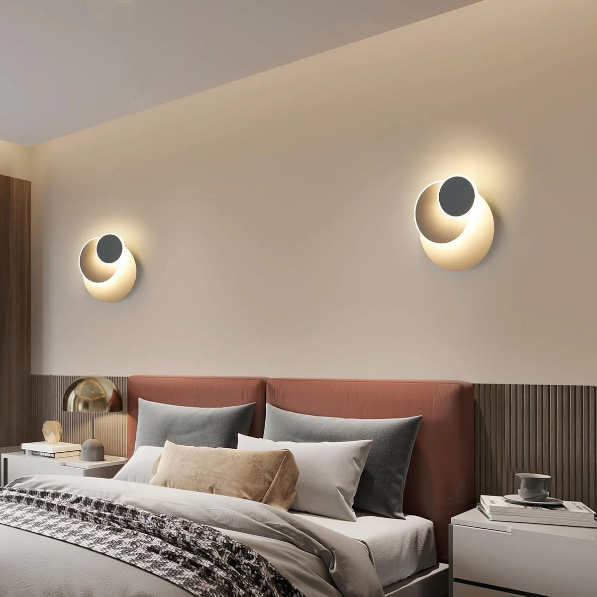 L'Éclipse — Applique murale LED effet lune