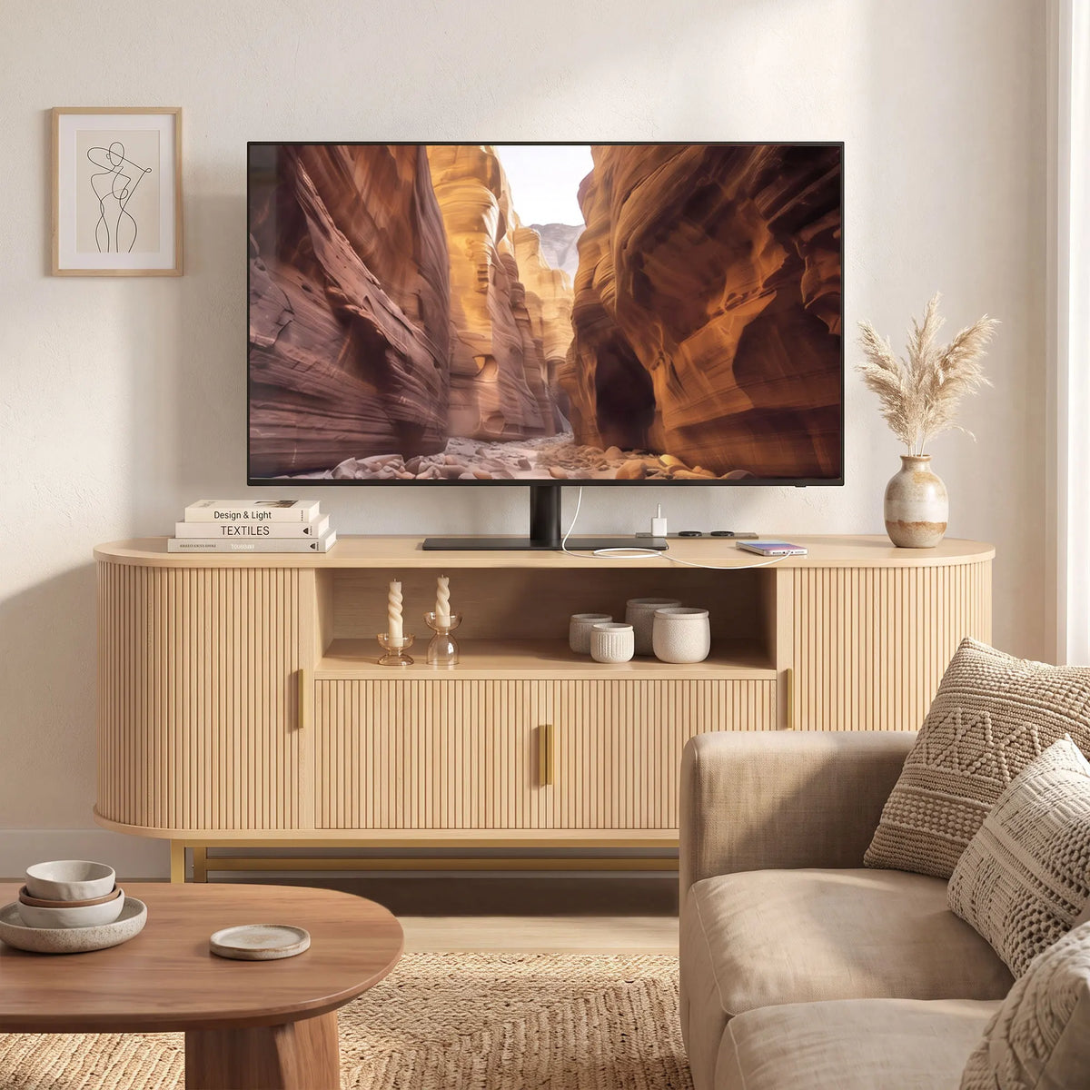 Meuble TV La Dune au salon