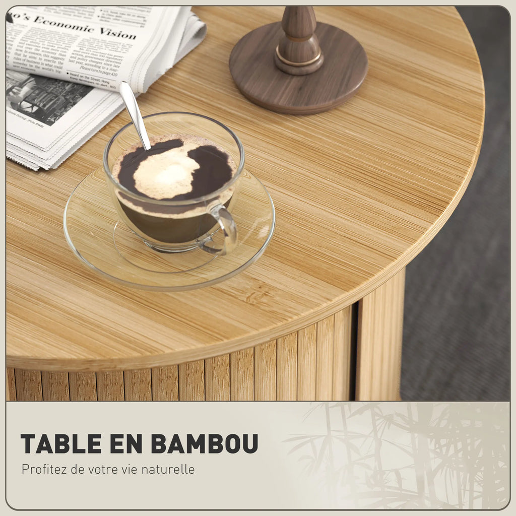 Plateau en bambou