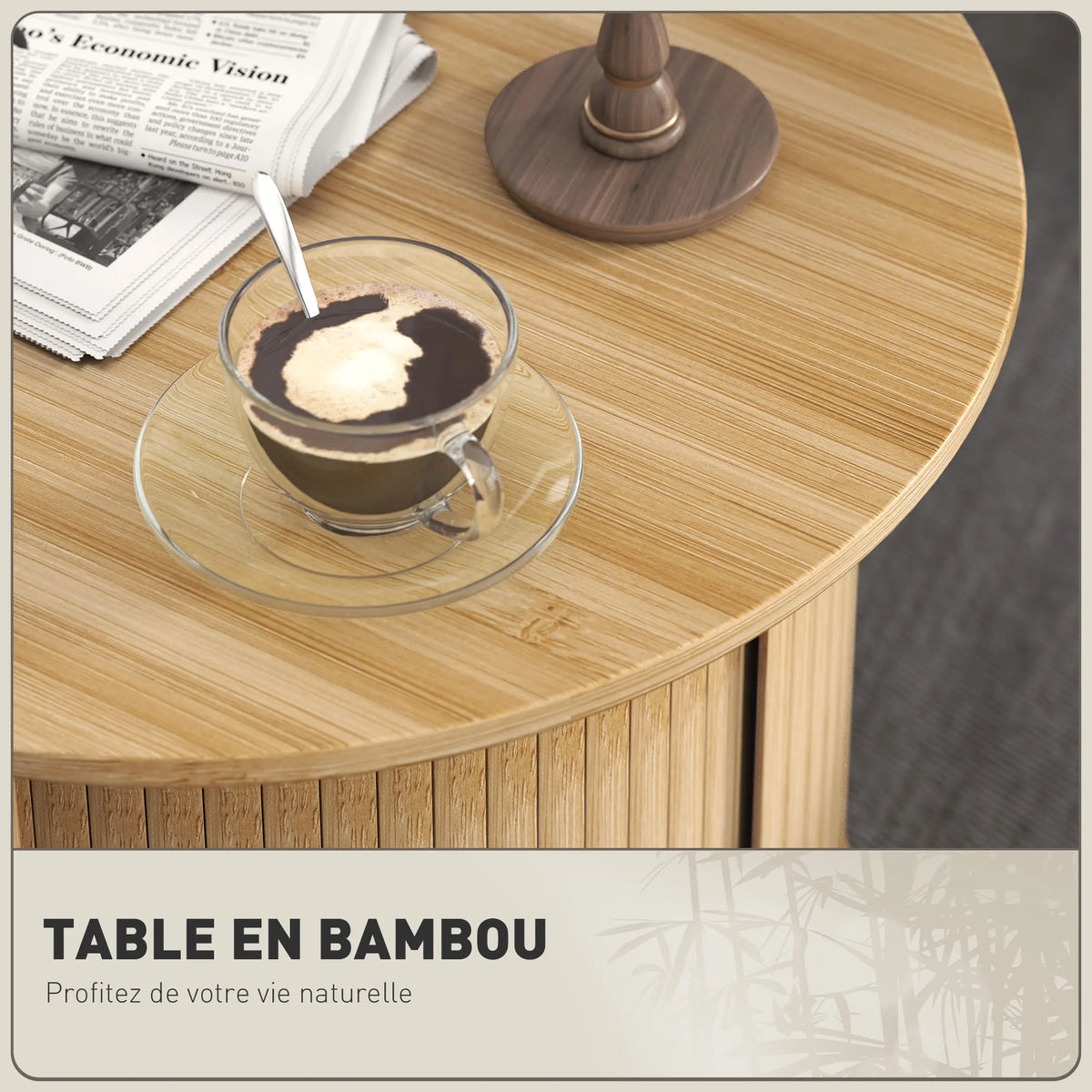 Plateau en bambou