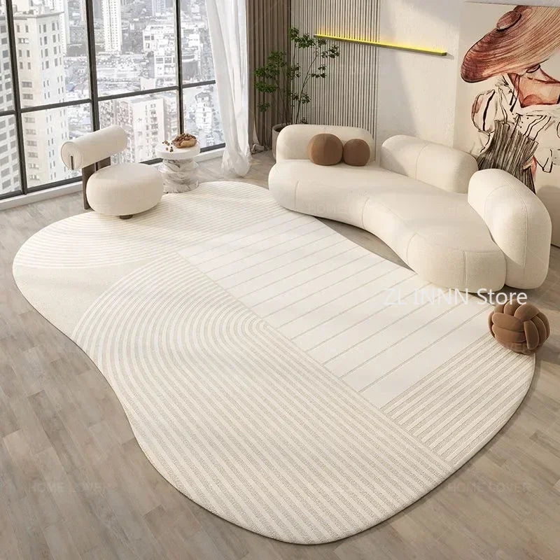Le Sable, tapis forme organique crème