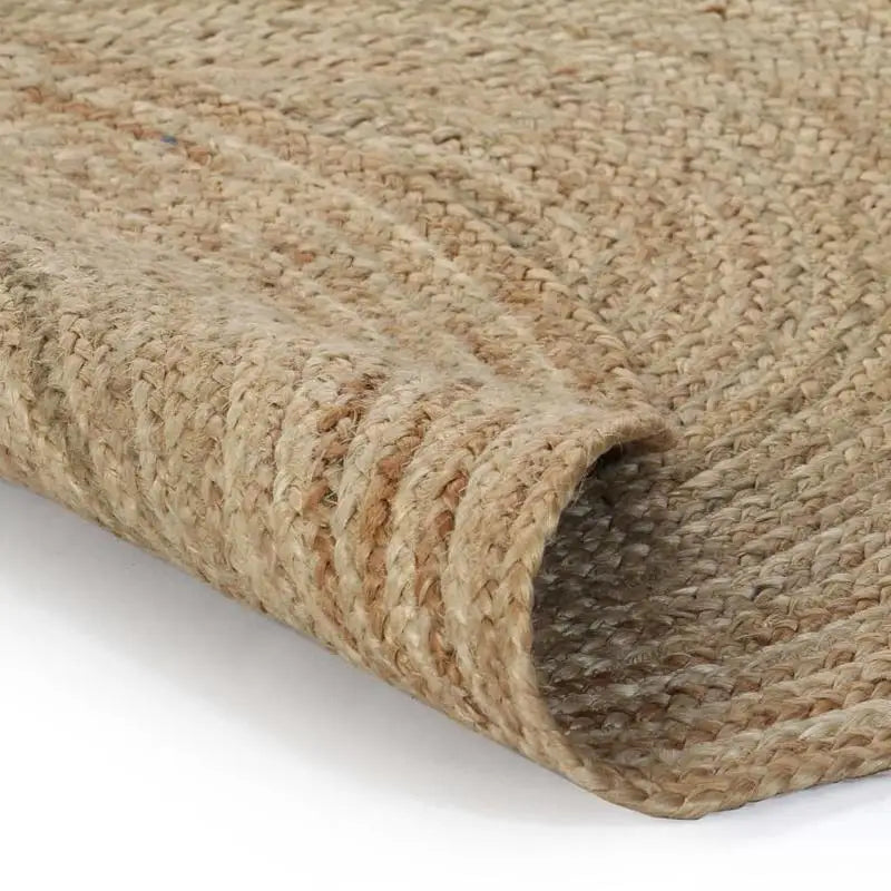 La Spirale — Tapis rond en jute tressé main Ø120