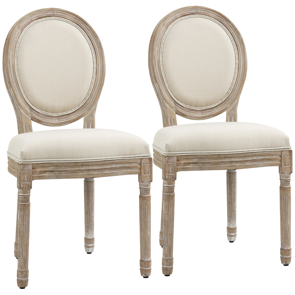 La Médaille, chaises médaillon effet lin