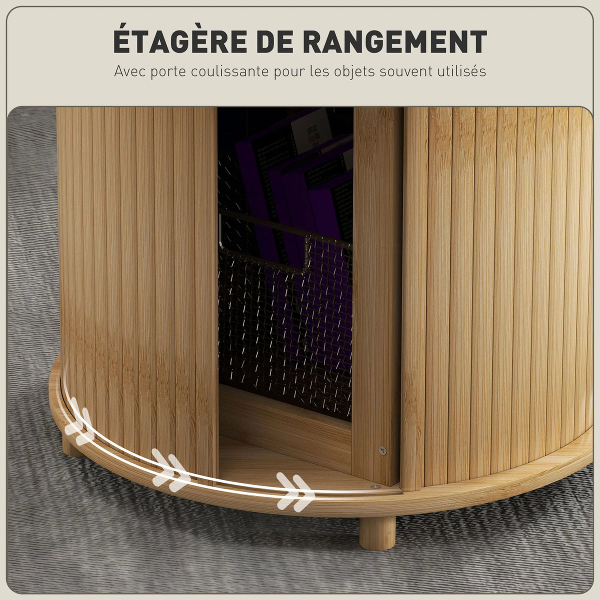 Porte coulissante et rangement