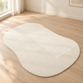 Le Sable, tapis forme organique crème