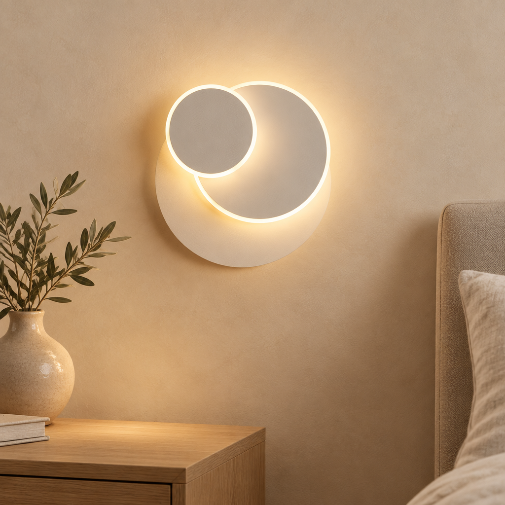 L'Éclipse — Applique murale LED effet lune